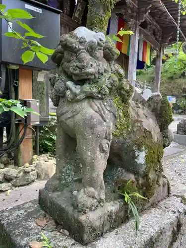 竹林寺の狛犬