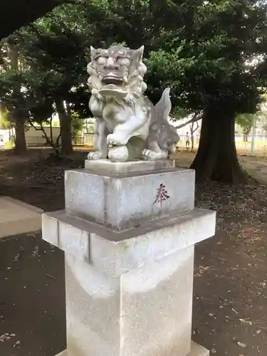 日進神社の狛犬