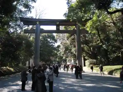 明治神宮の鳥居