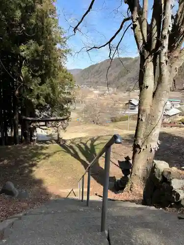 子檀嶺神社の鳥居