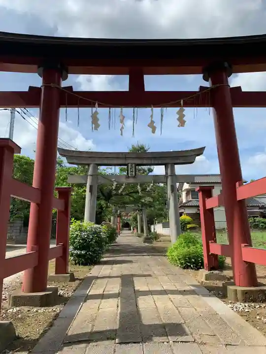 女化神社の鳥居