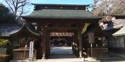 水戸八幡宮の山門・神門