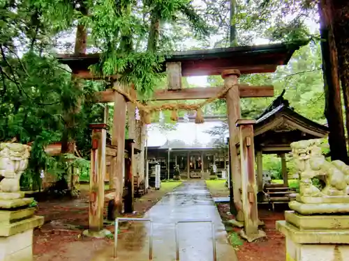 心清水八幡神社の鳥居