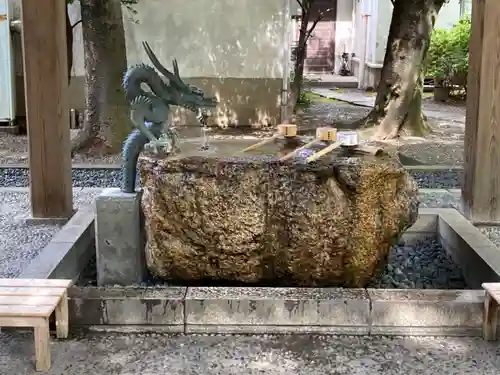 亀戸 香取神社の手水舎