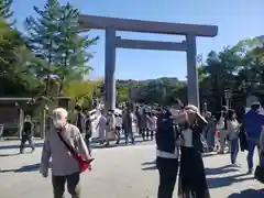 伊勢神宮内宮（皇大神宮）の鳥居