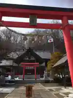 網走三吉神社の鳥居