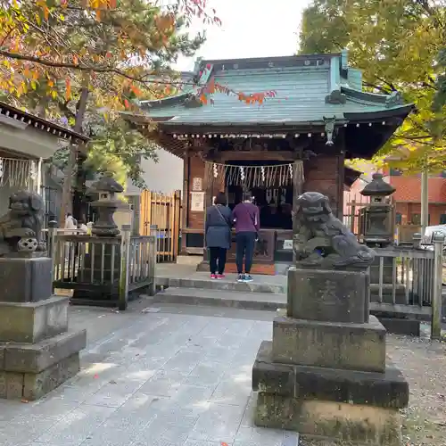 湊新田胡録神社の本殿・本堂