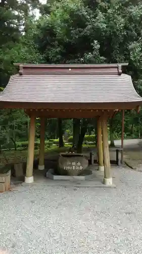 山宮浅間神社の手水舎