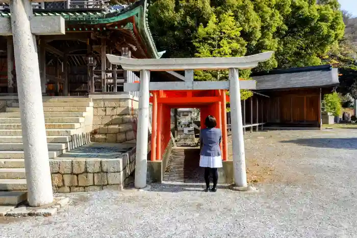 甲宗八幡宮の鳥居