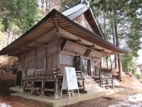 戸隠神社火之御子社の本殿・本堂