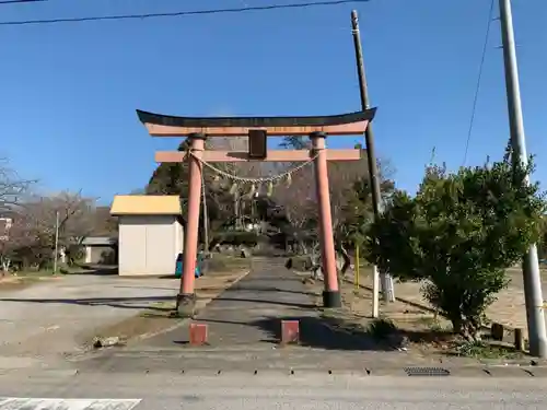 日月神社の鳥居