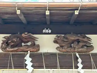 弦巻神社の芸術