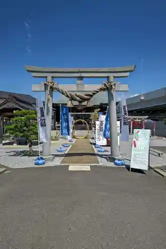 眞中神社の鳥居