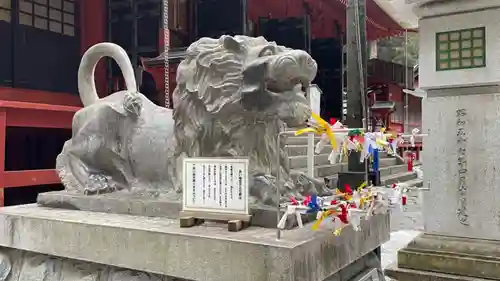 日光二荒山神社の狛犬