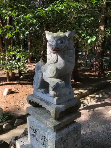 東外城田神社の狛犬