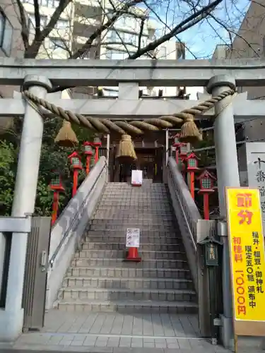 十番稲荷神社の鳥居