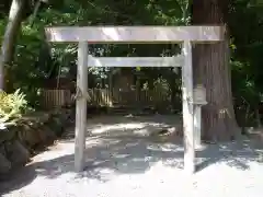 阿射加神社の鳥居