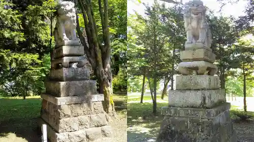 東神楽神社の狛犬