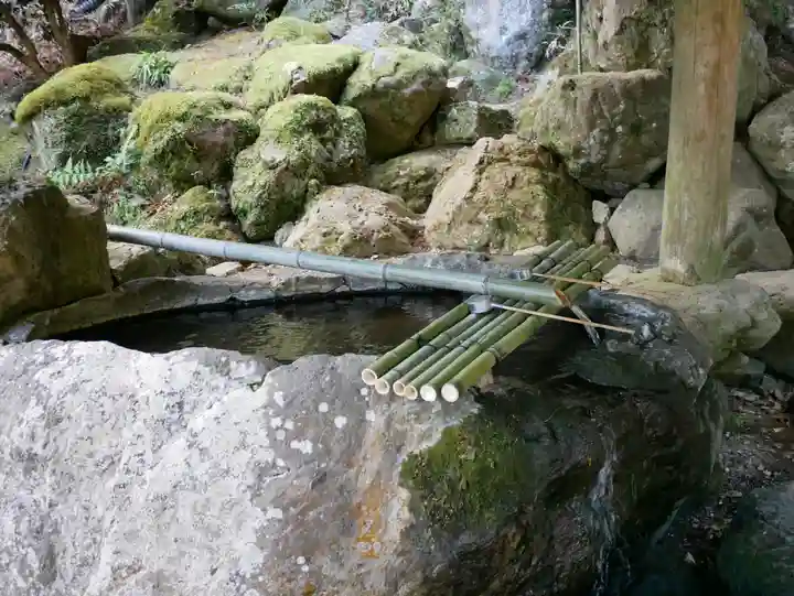 身延山 祖廟拝殿の手水舎