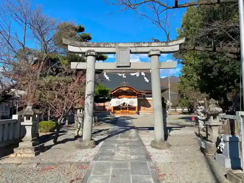 玉緒神社の鳥居