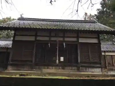 高杜神社（中社）の本殿・本堂