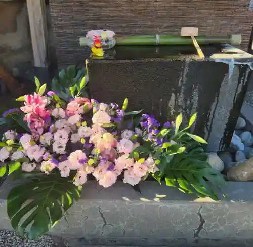 上尾御嶽神社の手水