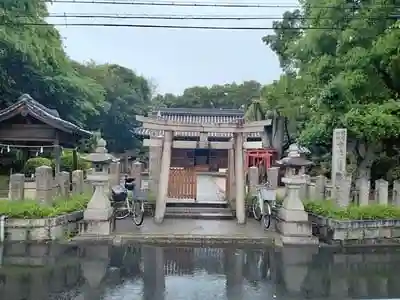 中臣須牟地神社の鳥居