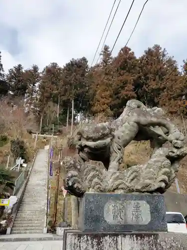 石都々古和気神社の狛犬