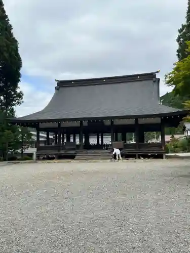 飛驒一宮水無神社の本殿・本堂