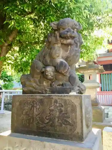 鮫州八幡神社の狛犬