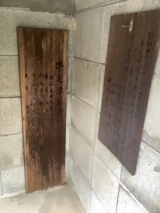 牛毛野田津島神社の歴史