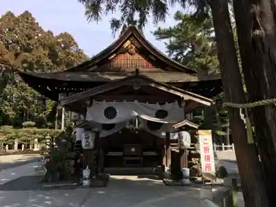 建部大社の本殿・本堂