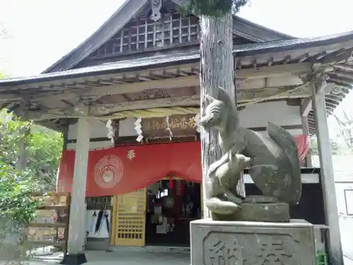 萬蔵稲荷神社の狛犬