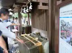 川越氷川神社の手水