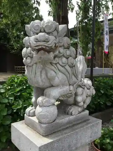 川越八幡宮の狛犬