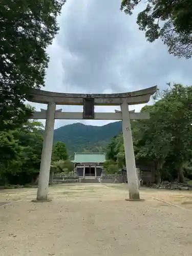 由良神社の鳥居