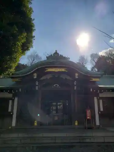白金氷川神社の本殿・本堂