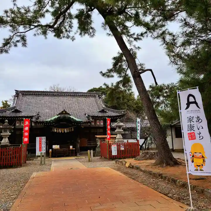 手筒花火発祥の地 吉田神社の本殿・本堂
