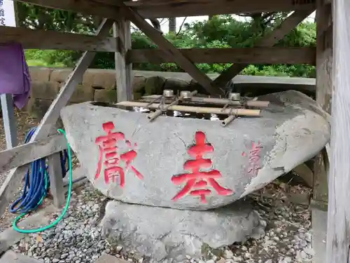 嚴島神社の手水舎