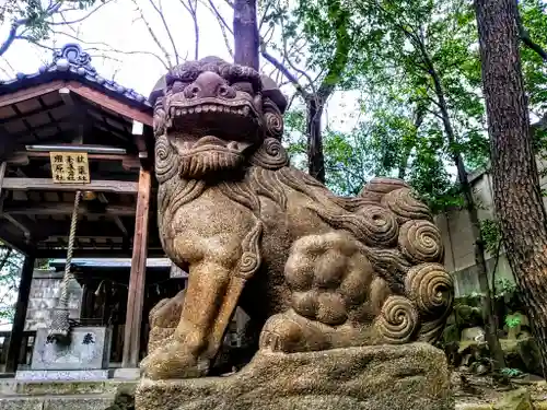 蝮ヶ池八幡宮の狛犬