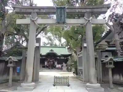 海老江八坂神社の鳥居