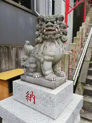 三田春日神社の狛犬