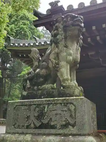 賀茂神社の狛犬