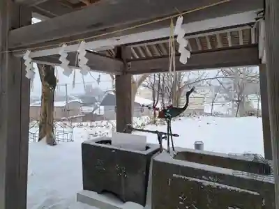 釧路一之宮 厳島神社の手水舎
