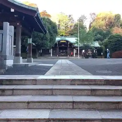 白金氷川神社の本殿・本堂