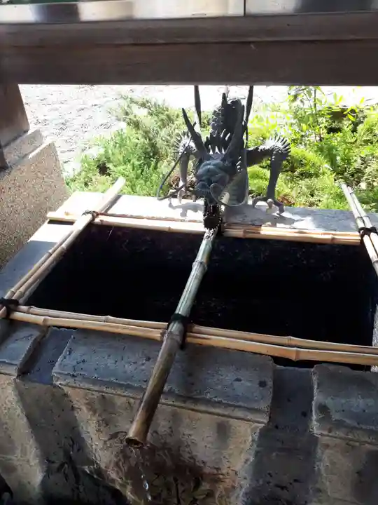 行田八幡神社の手水舎