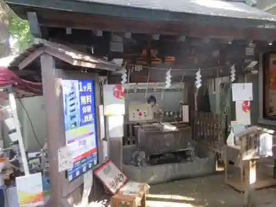 戸越八幡神社の手水舎