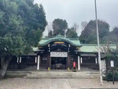 白金氷川神社の本殿・本堂