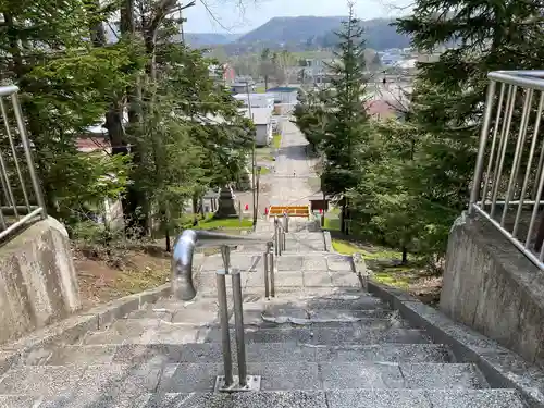 陸別神社の景色