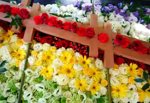 帯廣神社の手水